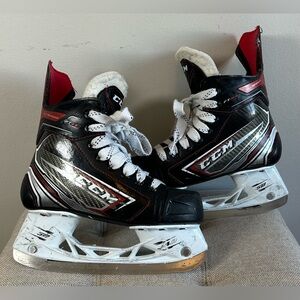 CCM Jetspeed FT460 Junior Ice Hockey Skates Size 2 / Shoe Size 3US Elite Skates